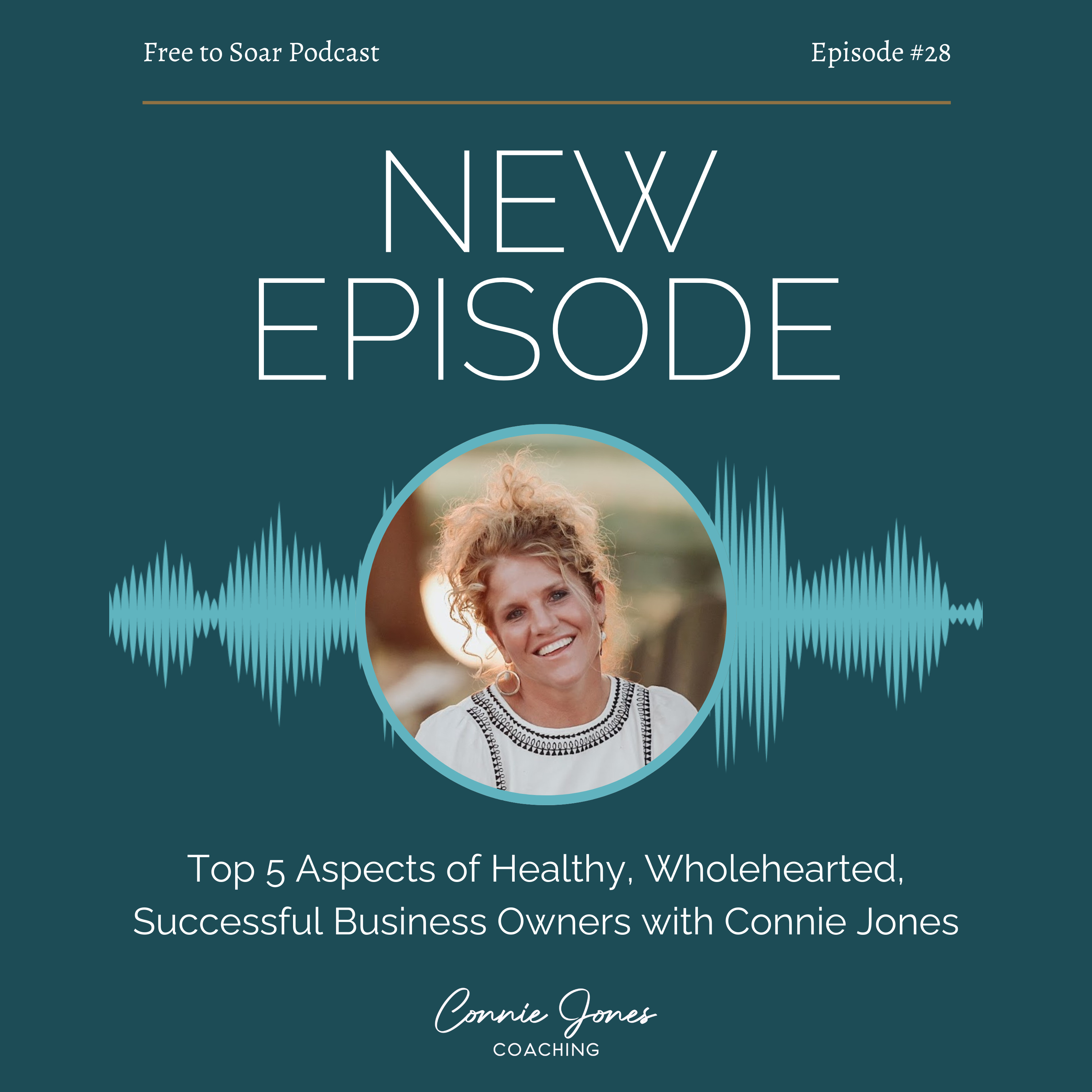 Episode 28 – Top 5 Aspects of Healthy, Wholehearted, Successful Business Owners with Connie Jones